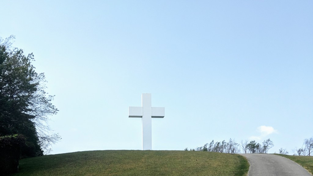 Jumonville Cross on a Summer Day