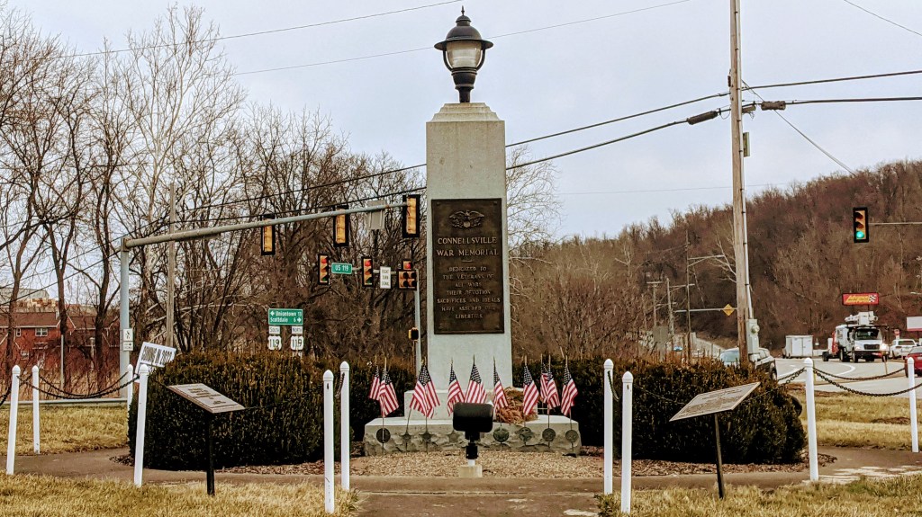 Connellsville War Memorial March 2022