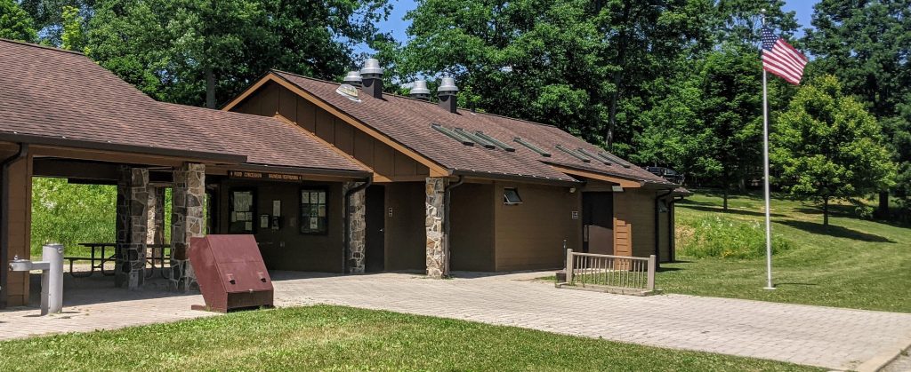 Laurel Hill State Park Beach House (Shower Section Panaroma)